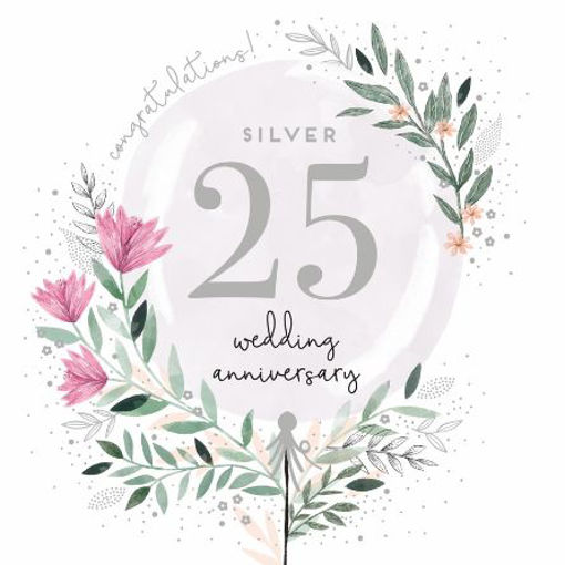 Picture of SILVER ANNIVERSARY CARD